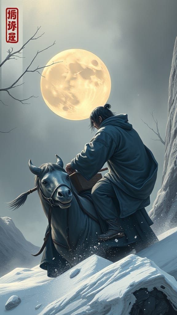 Traditional Japanese Ukiyo-e Watercolor Art