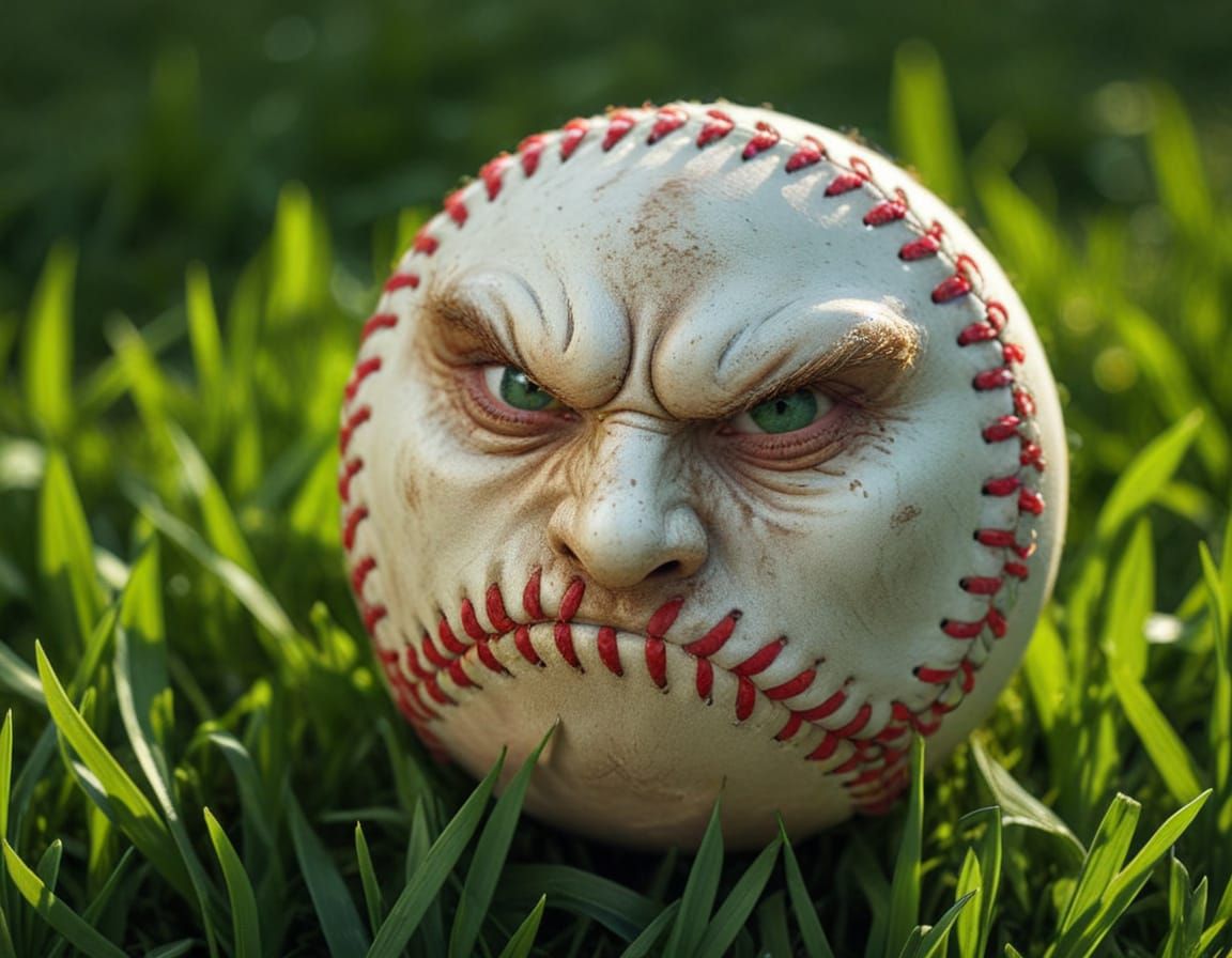 Foul ball   by @Superbear