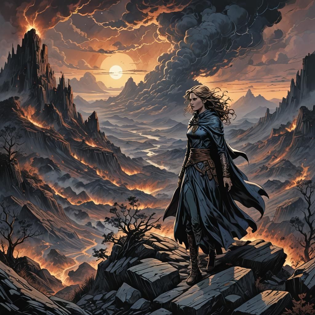 Lady, the embers of the evening

part the dark clouds of the...