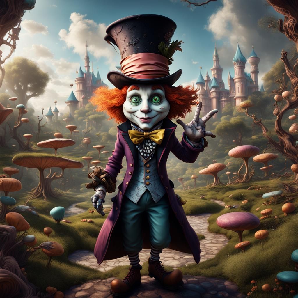 Alice in Wonder Land Mad Hatter  by @CBear