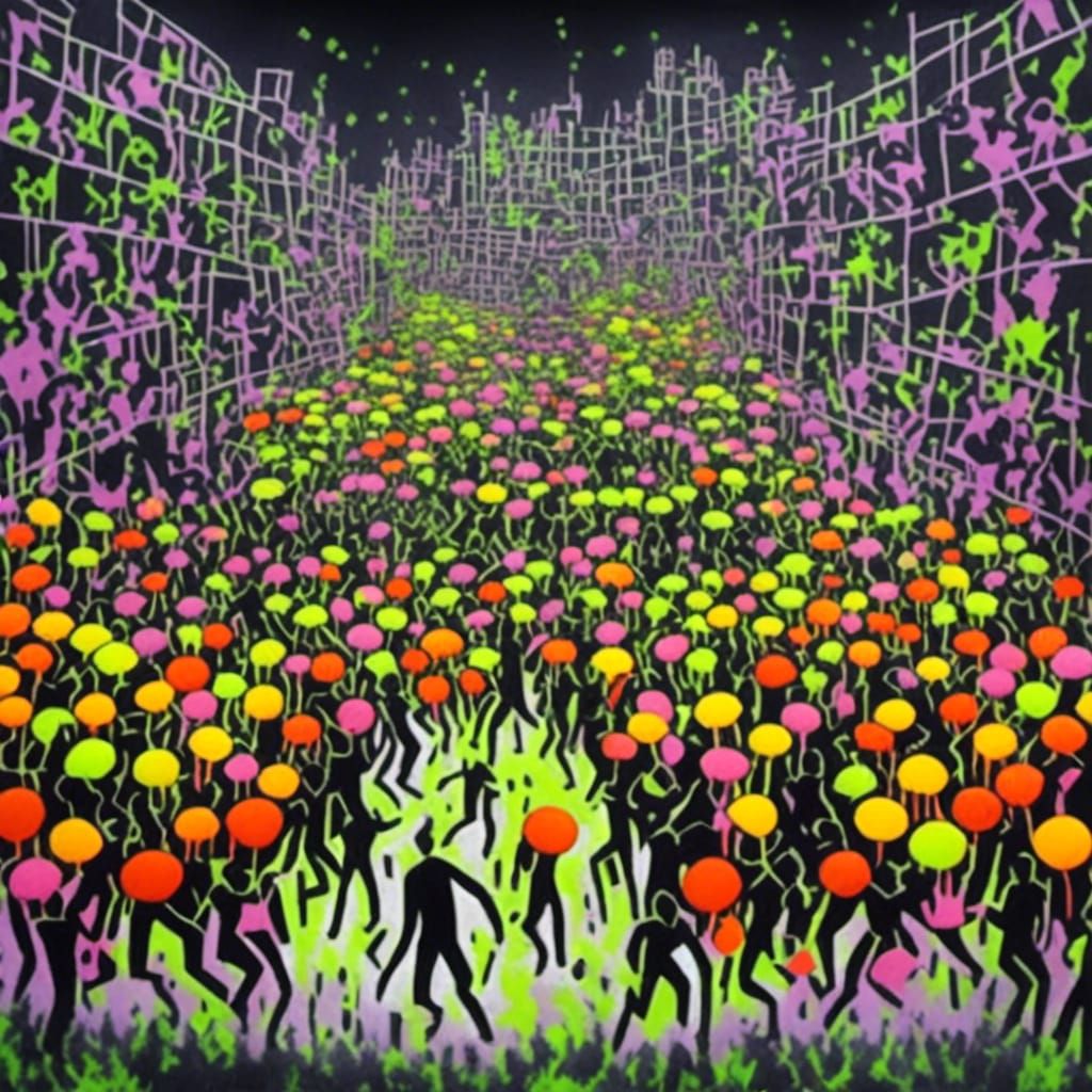 <lora:Graffiti Doom:1.0> Destabilising