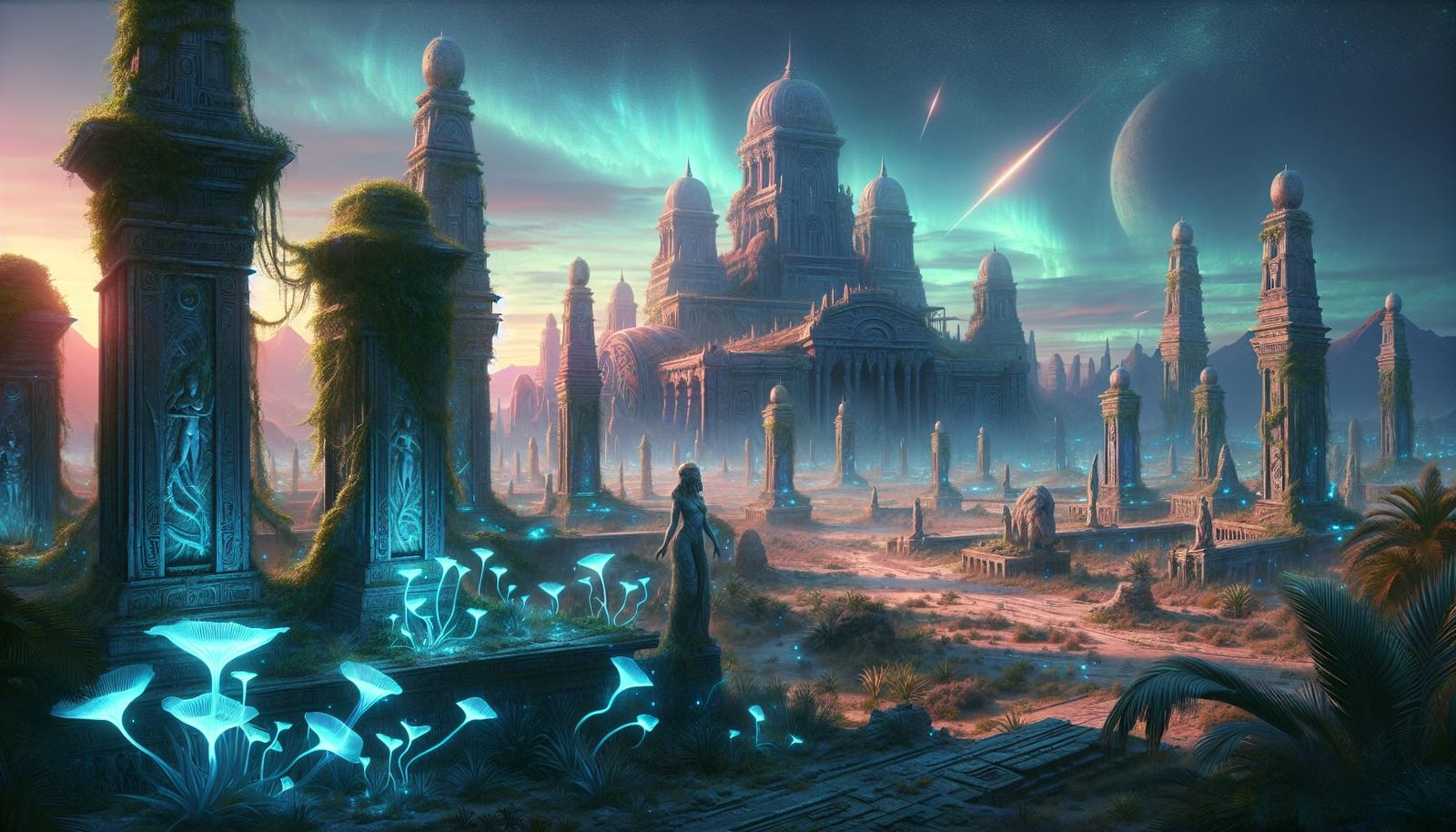 Ancient civilization on an alien world