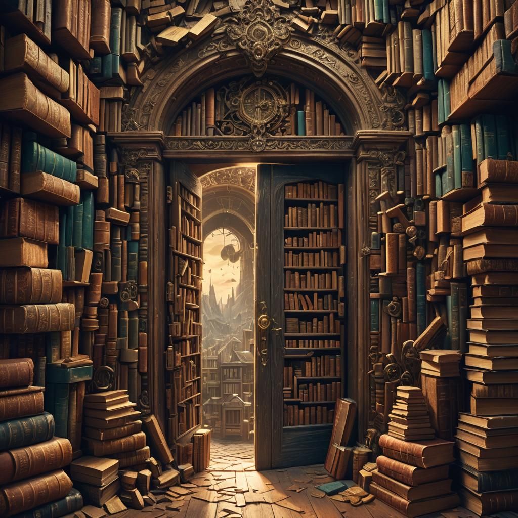 Books Can Take You Anywhere - AI Generated Artwork - NightCafe Creator