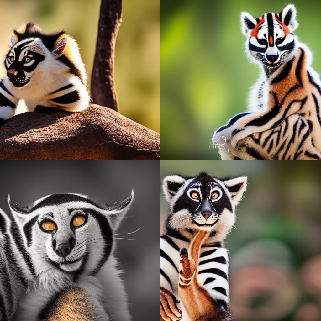 Zebra monkey