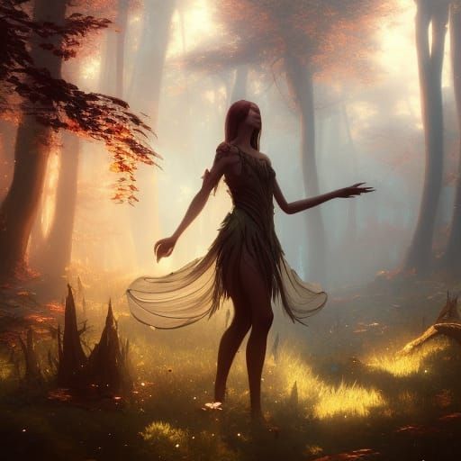 woodland forest fairys - AI Generated Artwork - NightCafe Creator