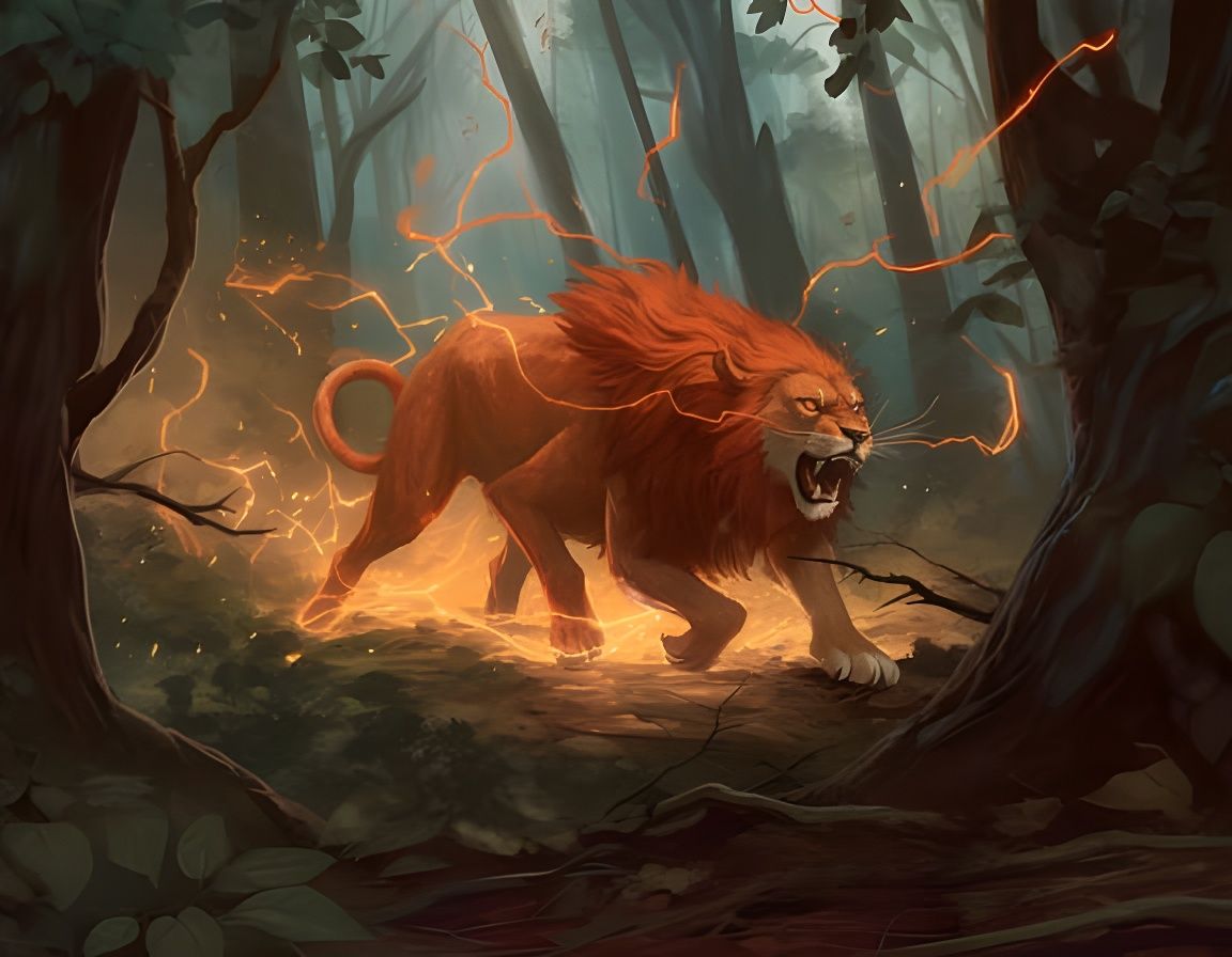Anger, Demon Lion
