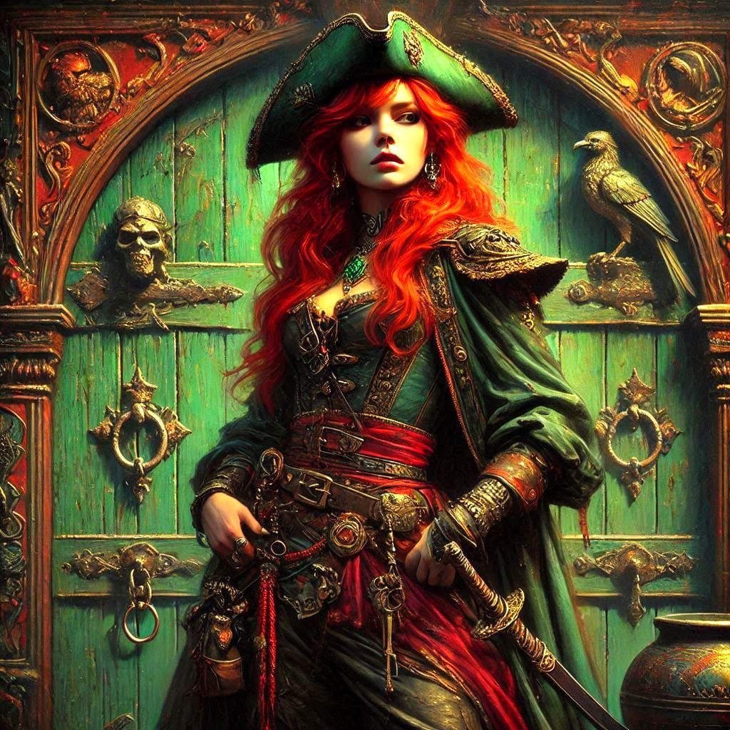 My Dark Fantasy Pirate Girl