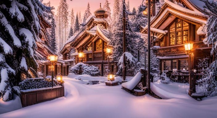 "Experience the four seasons in all their intricate and detailed beauty, set against a pure white background ...  by @AMaZeN1227755