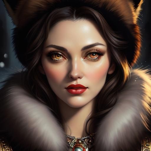 The fur hat