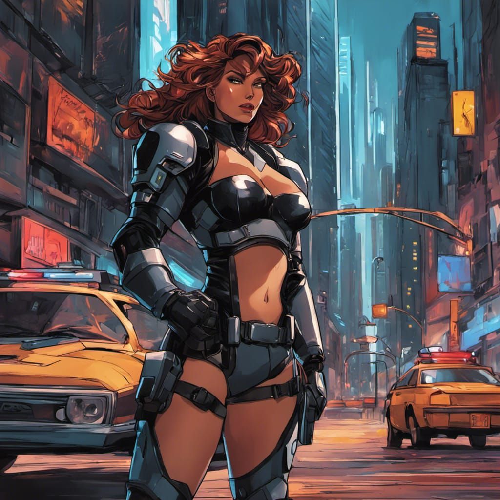 Cyber Police Woman