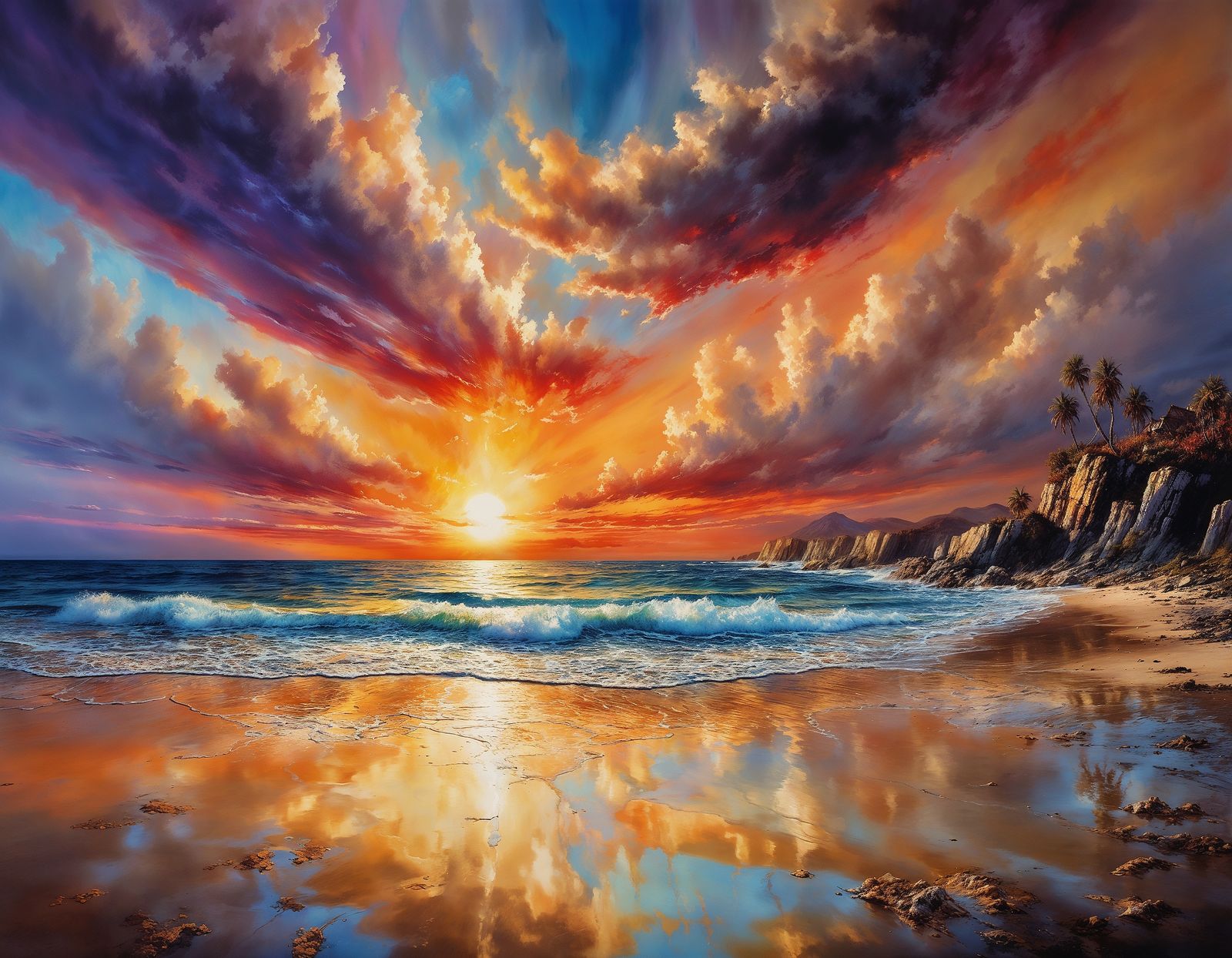 Sunset at the Shoreline