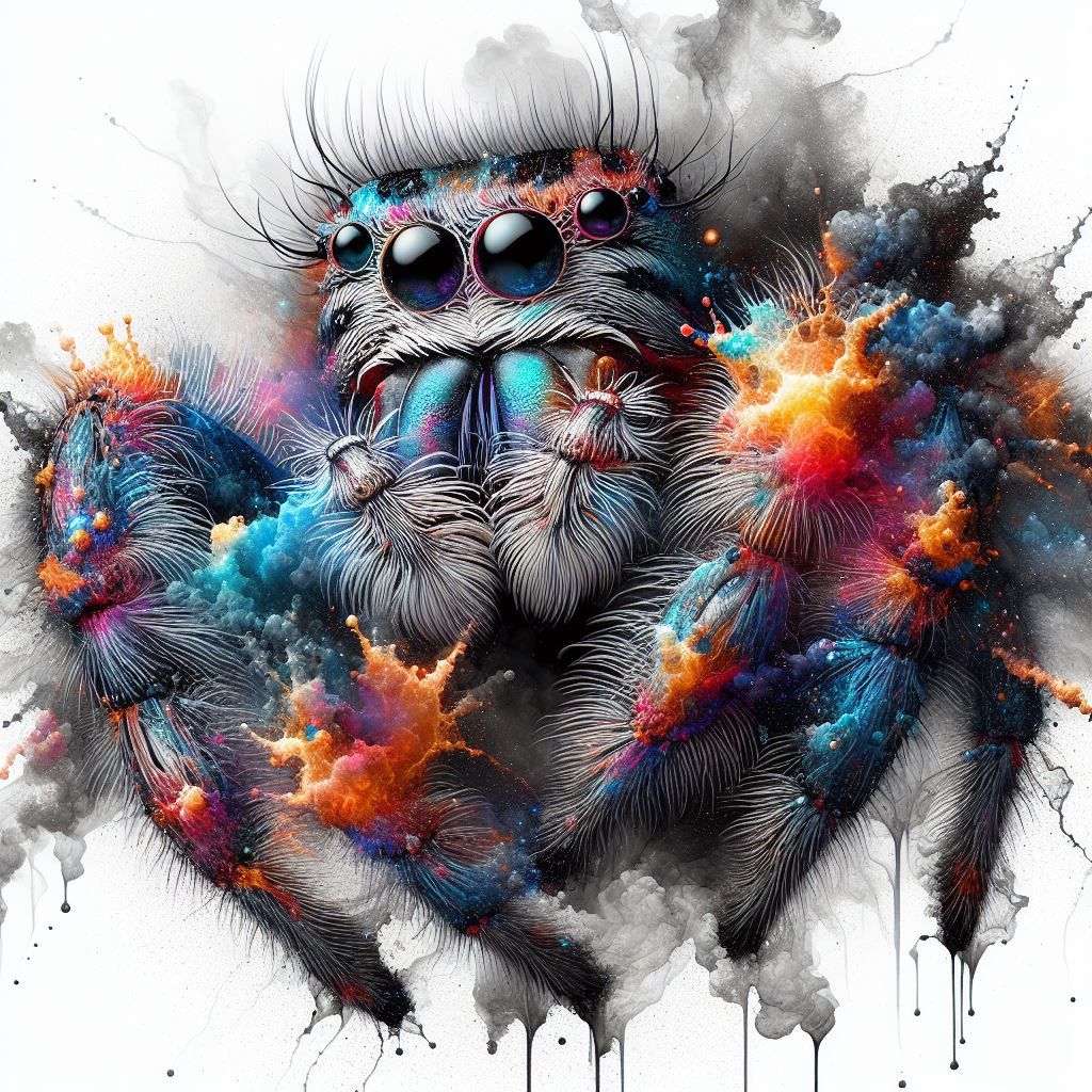The Colorful Jumping Spider