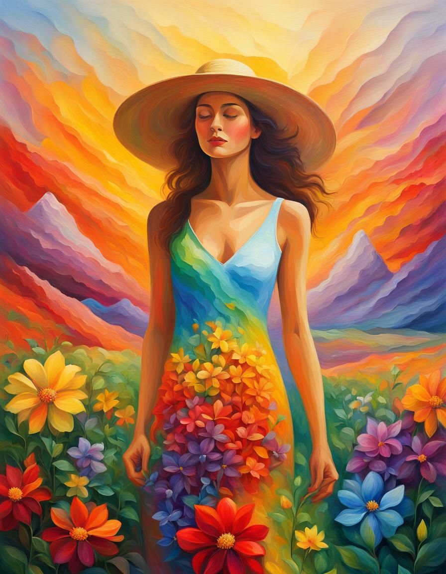 Floral portrait