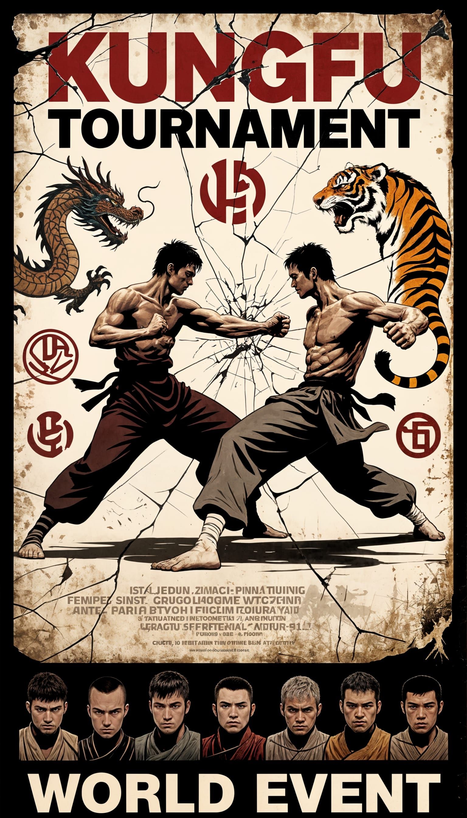 Kungfu poster  by @Sparthano