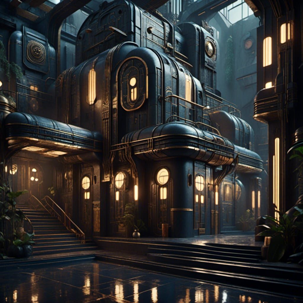 3D depth of detail, 3D raised detail, 3D DOF, Surrealistic, an exterior scene from “blade runner” <lora:Steskers Futurism:1.0> 