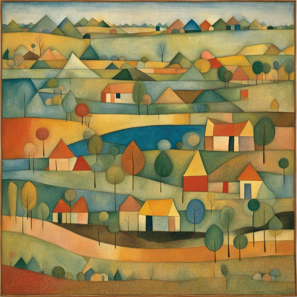 landscape, by Paul Klee and Holly Hobbie