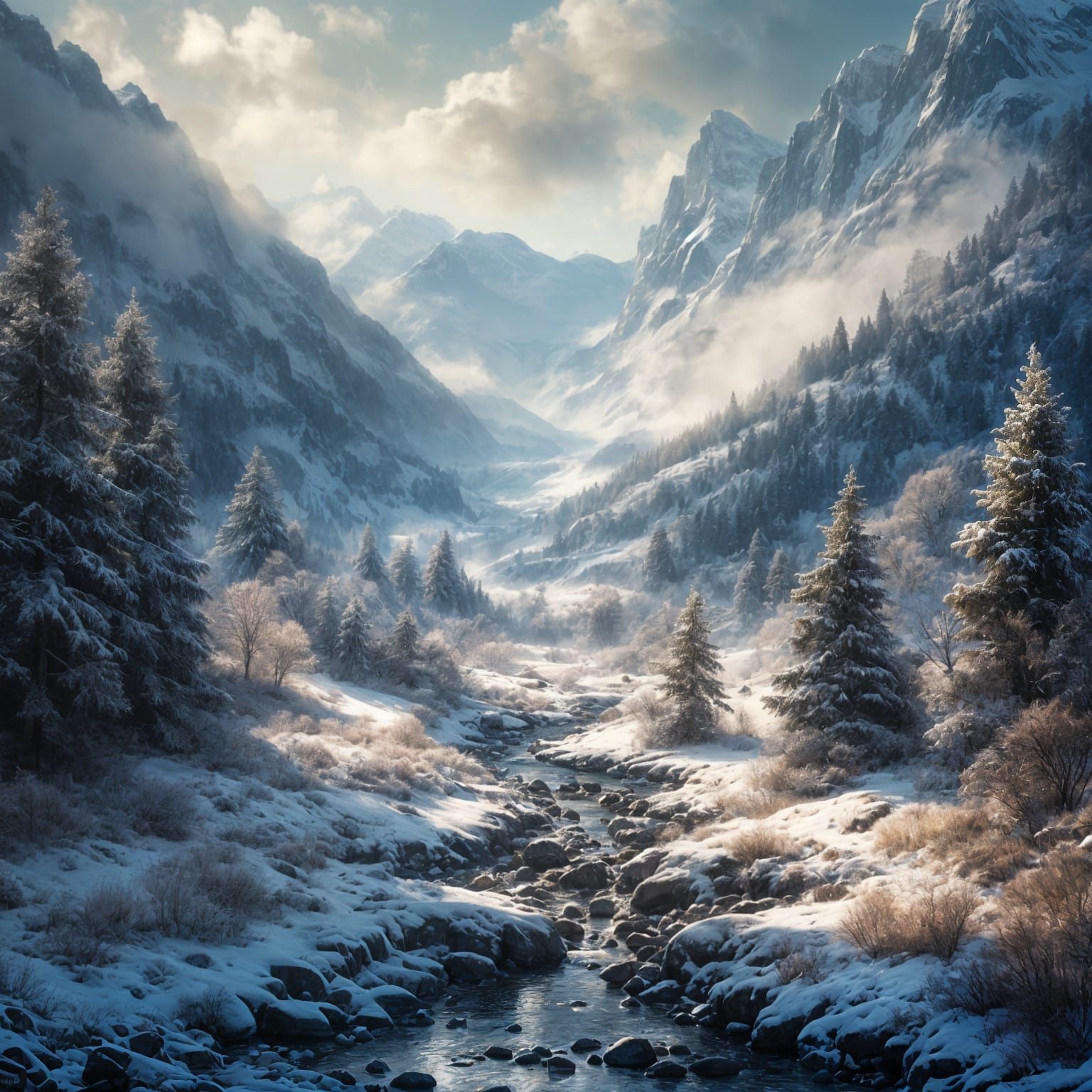 Down in the valley  by @Obi
