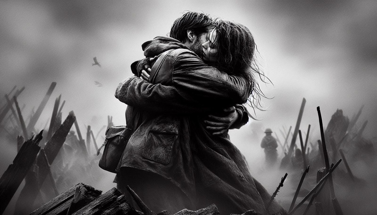 They embraced, one last time...