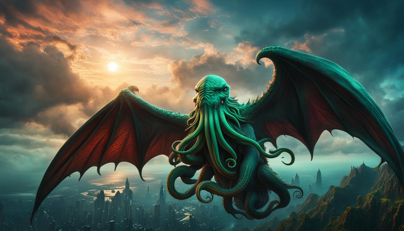 Flying Cthulhu