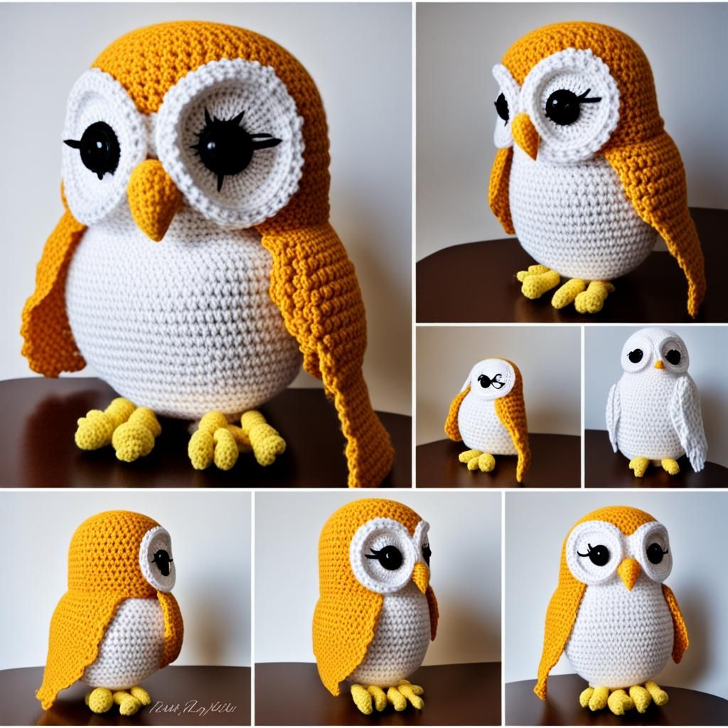 Hedwig crochet world - AI Generated Artwork - NightCafe Creator