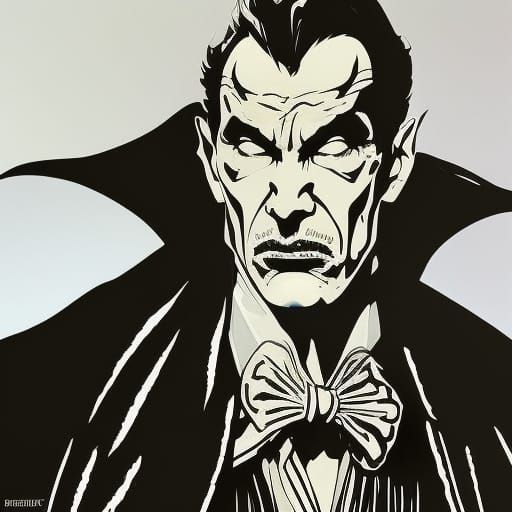 Vincent Price Dracula - AI Generated Artwork - NightCafe Creator