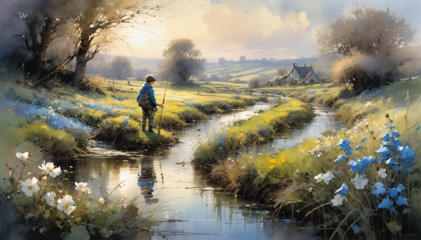 Morning countryside  by @Superbear