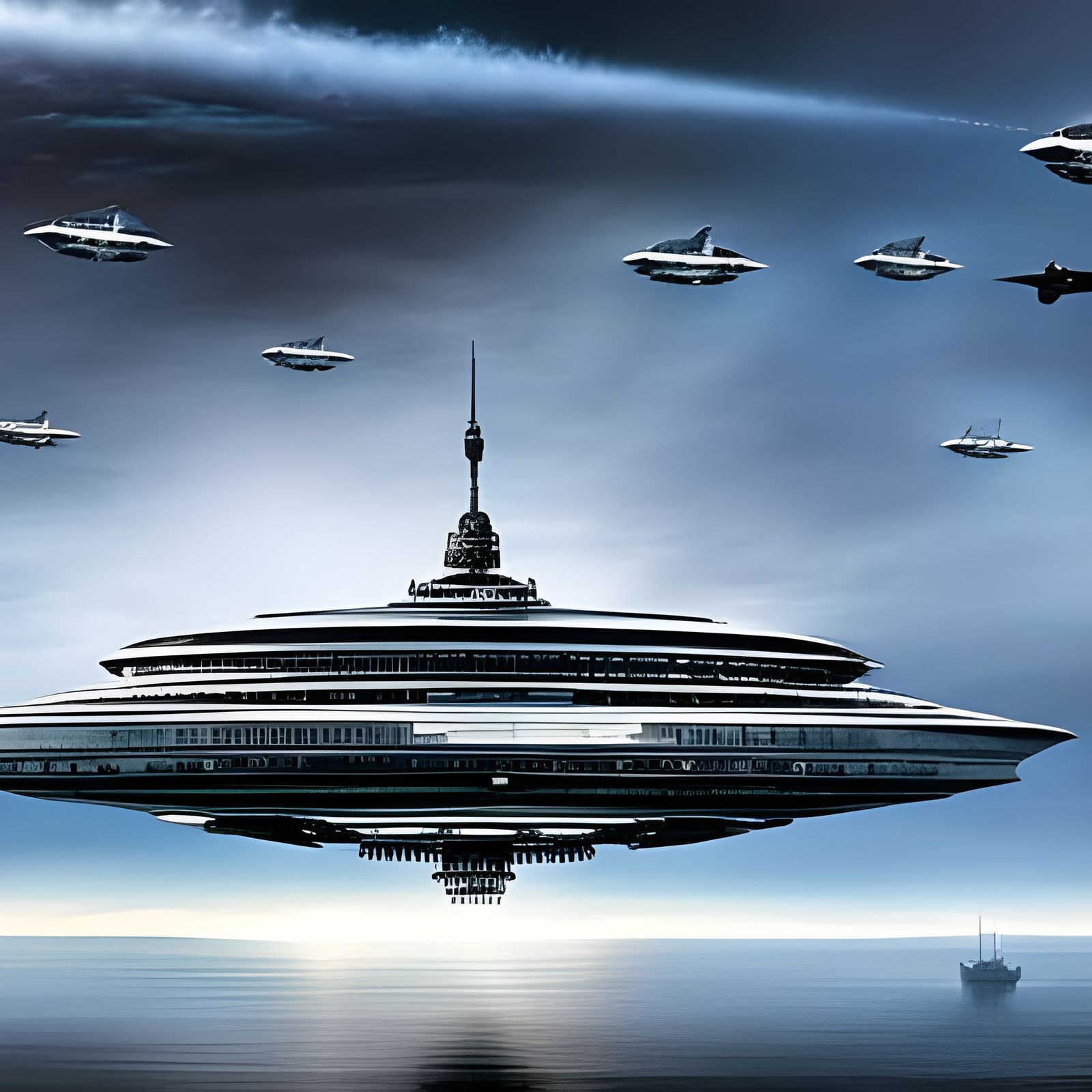 UFO mothership over Washington DC