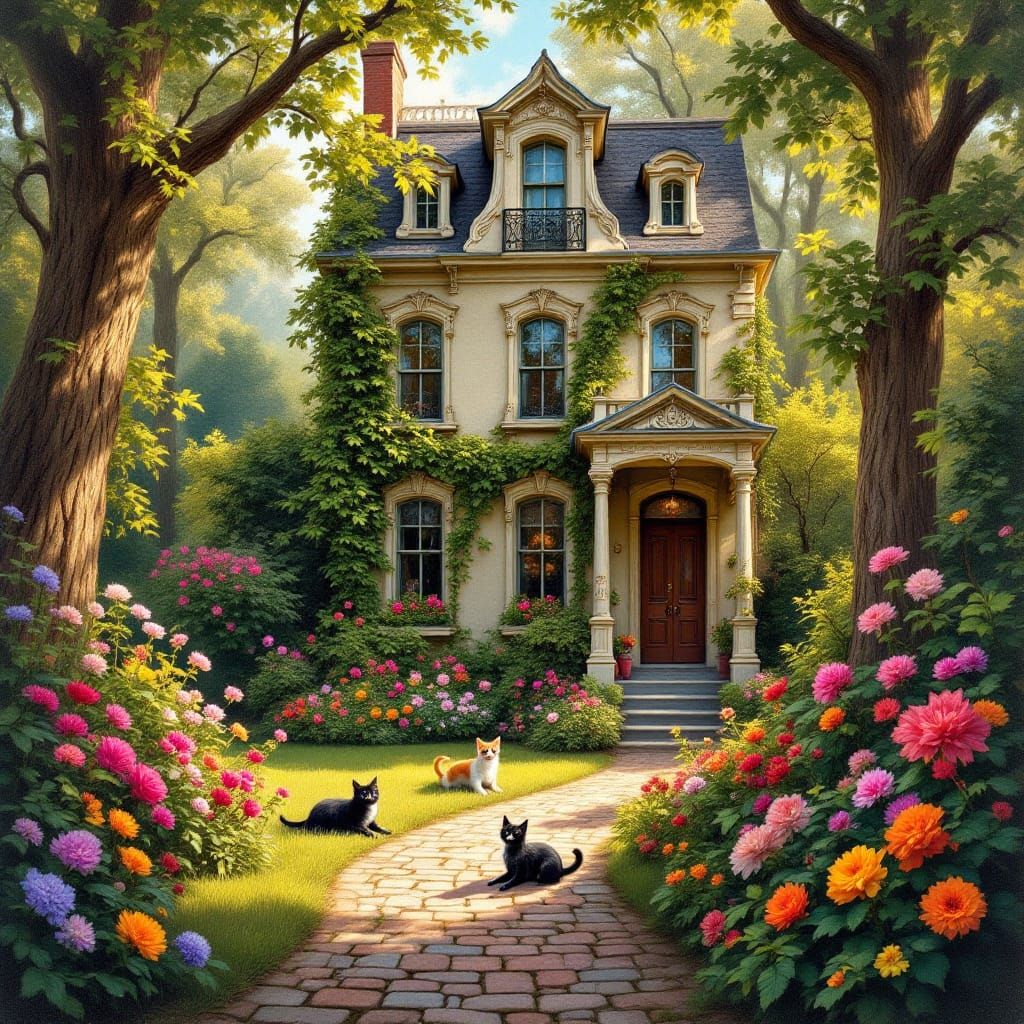 Restored historic townhouse