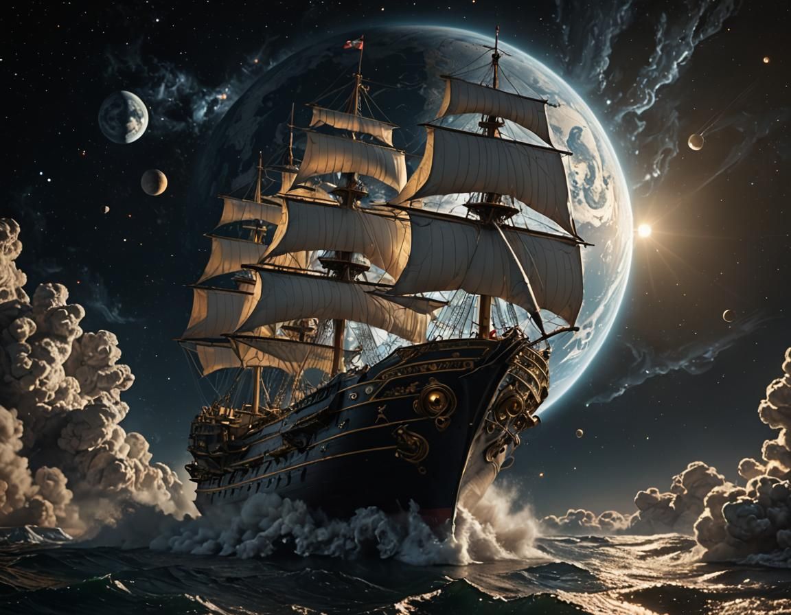 Ship of the Line  by @Micheal Bomberger