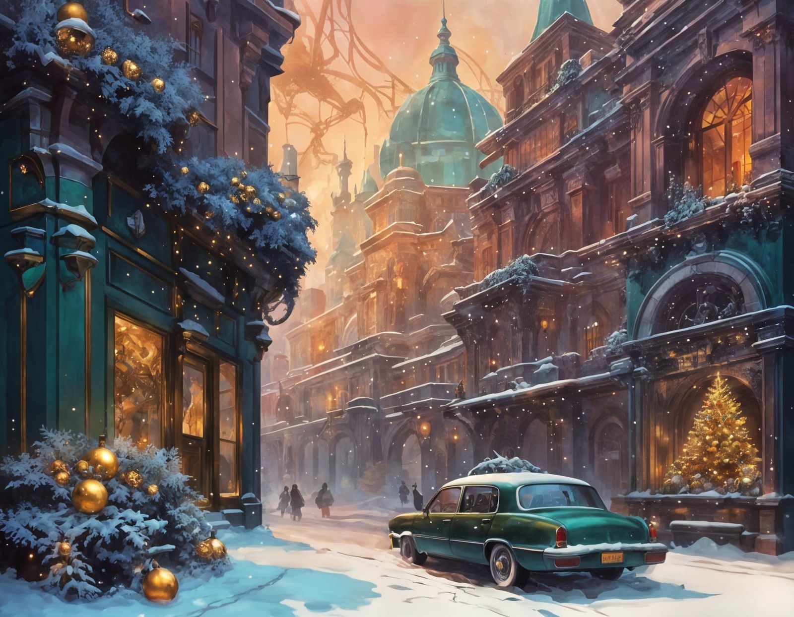 Getting ready for Christmas   by @Silken