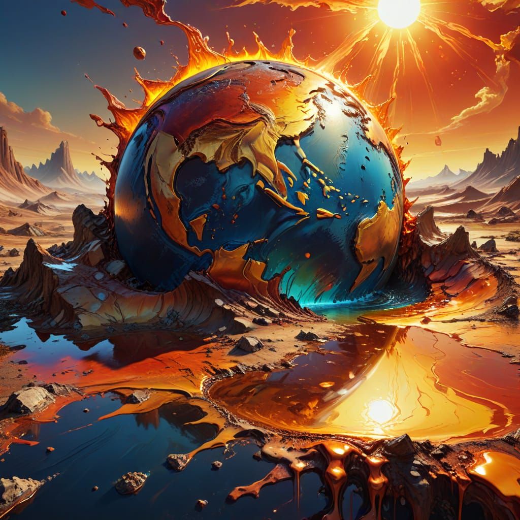 Global warming  by @Yiu