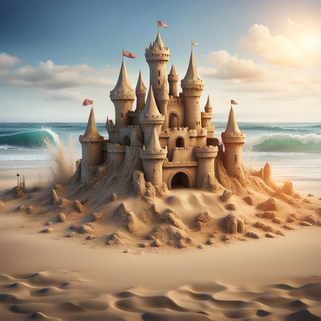 Maximalism Sand Castle