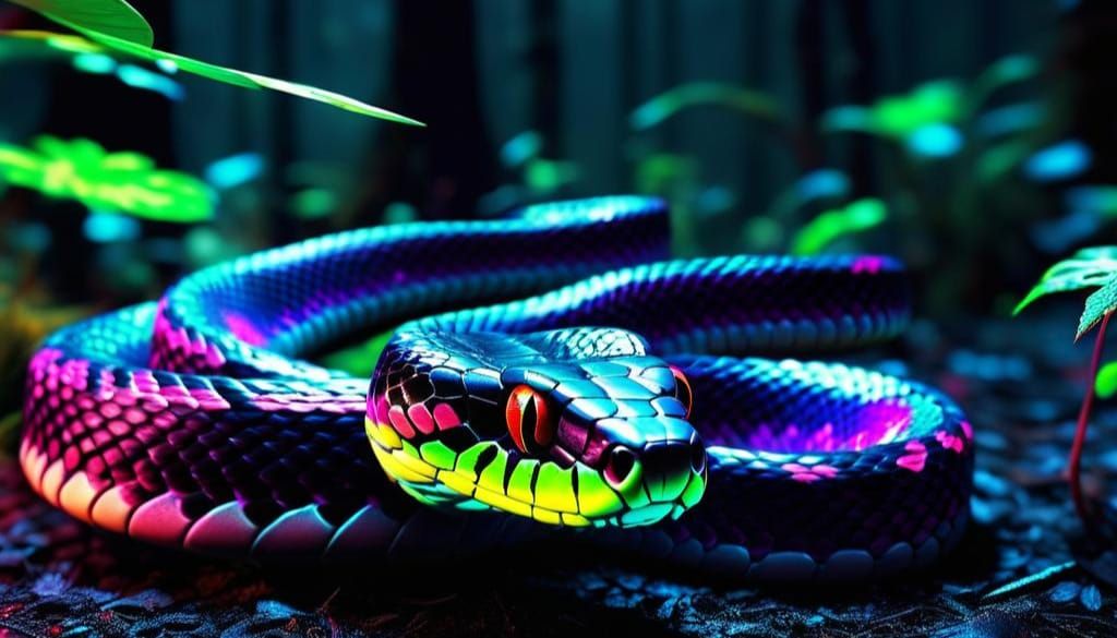 Beautiful snake   by @undefined
