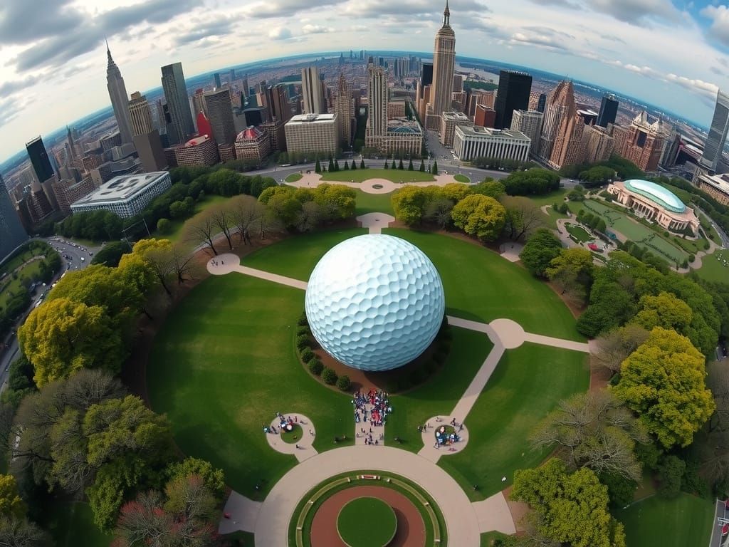 Colossal Golf  by @Trebol