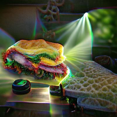 turbkey samdwich 8K 3D 8k resolution volumetric lighting psy...