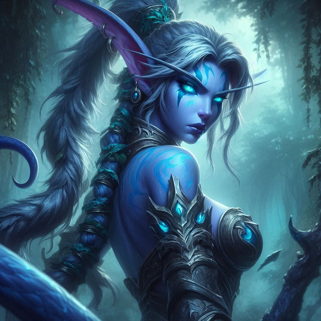 Night Elf in WoW