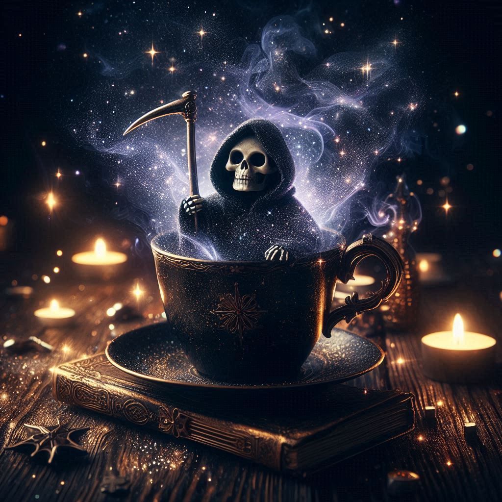 Grim Reaper just wants a bit o tea