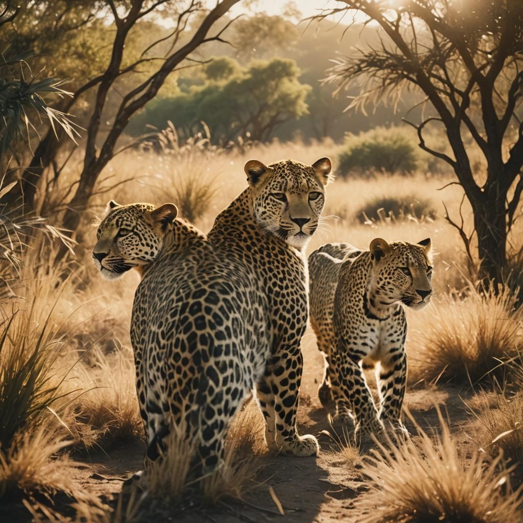 Leopards Form "BRING THEM HOME" in Safari Cinematic