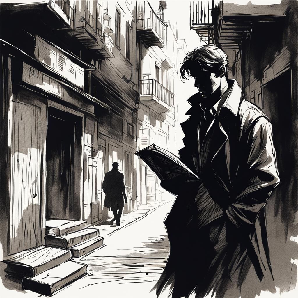 The mysterious reader.