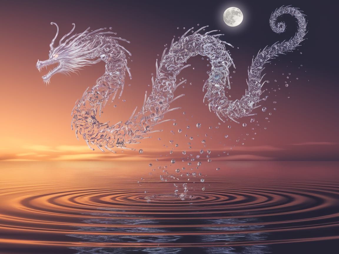 water dragon  by @Fella Spears