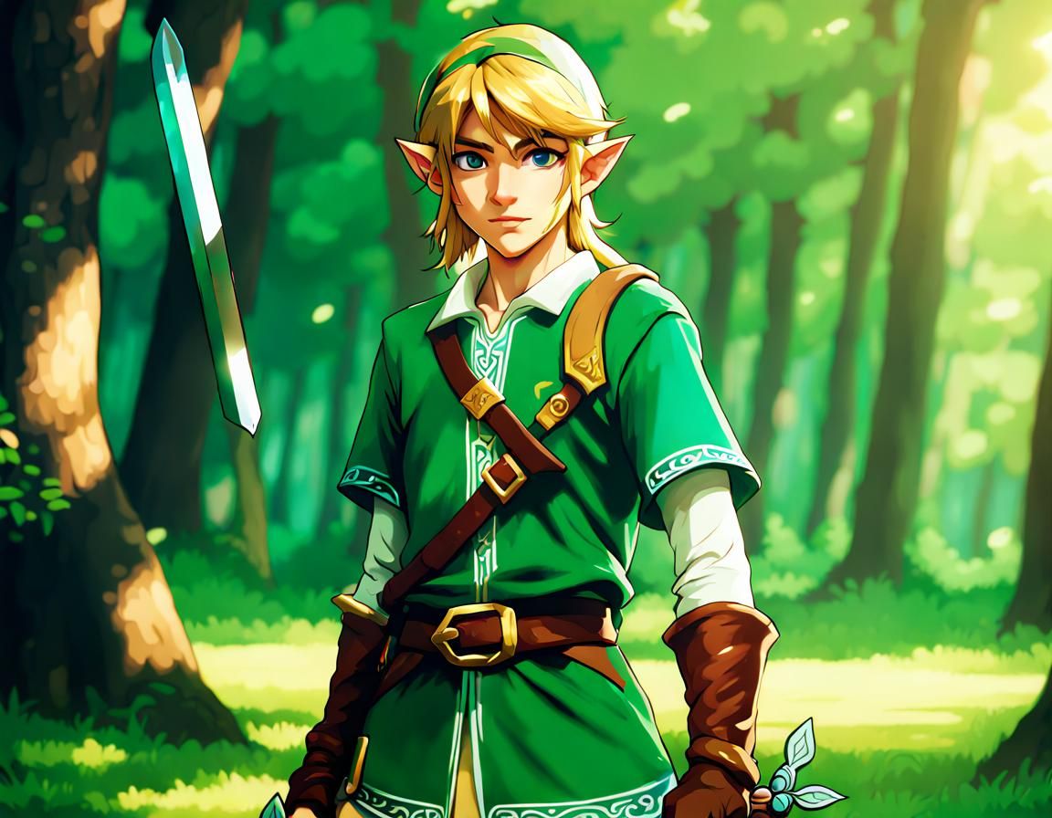 Link in Park - AI Generated Artwork - NightCafe Creator