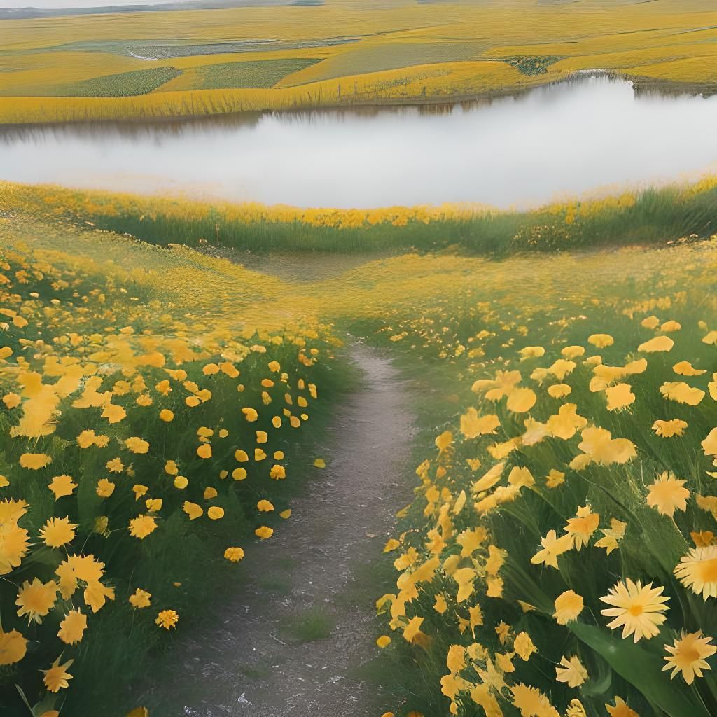 Detailed Close-Up of a Blooming Flower