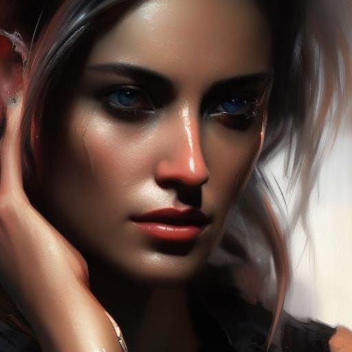 Look into my eyes you will see AI Generated Artwork NightCafe Creator