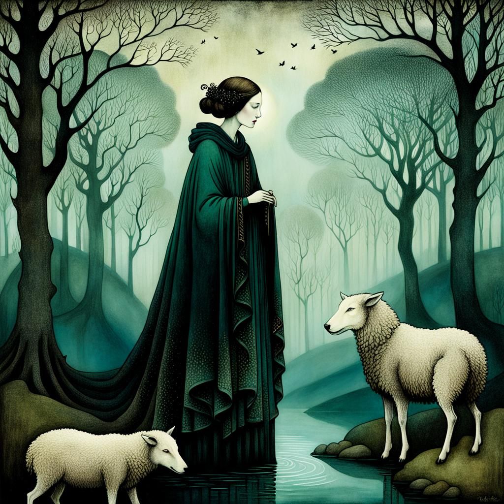 dreamscape, Catrin Welz-Stein, Edmund Dulac, melancholy, [mi...