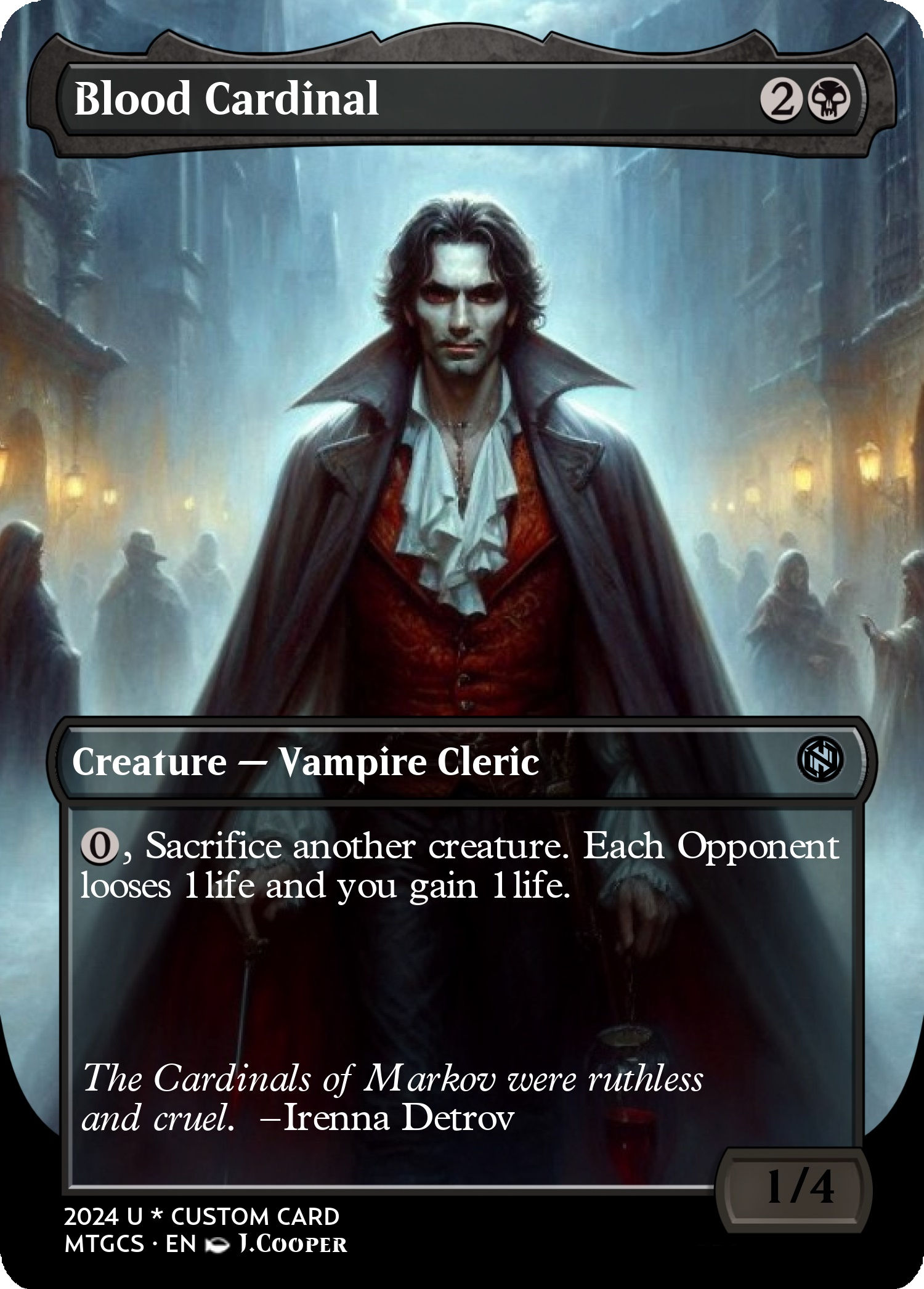 My own MTG Set - Blood Cardinal
