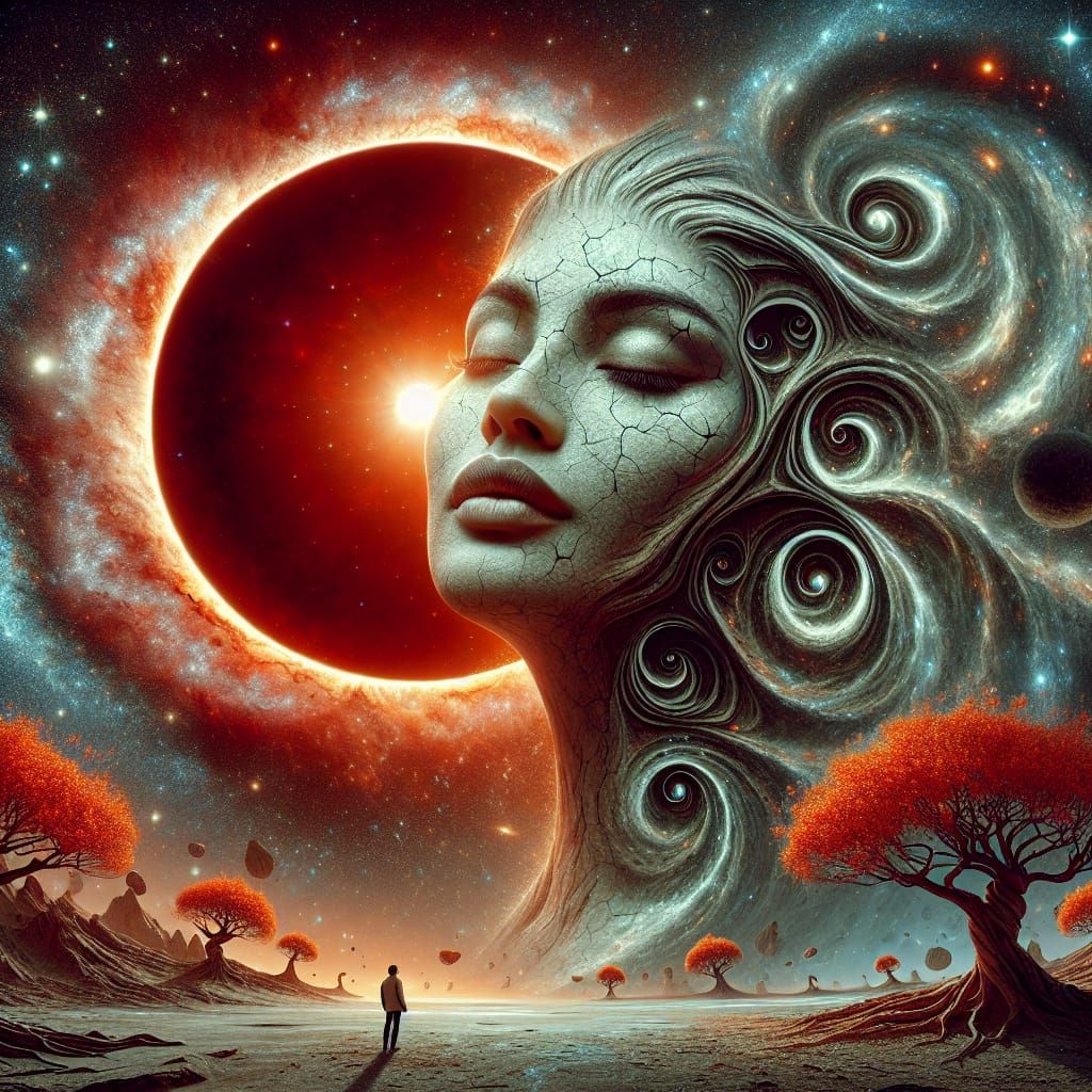 Monumental celestial form, carved from stone   by @Goosie Girl 