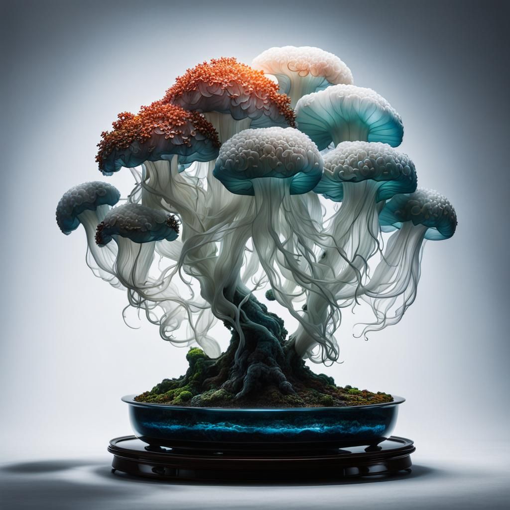 jellyfish bonsai tree  by @sasha