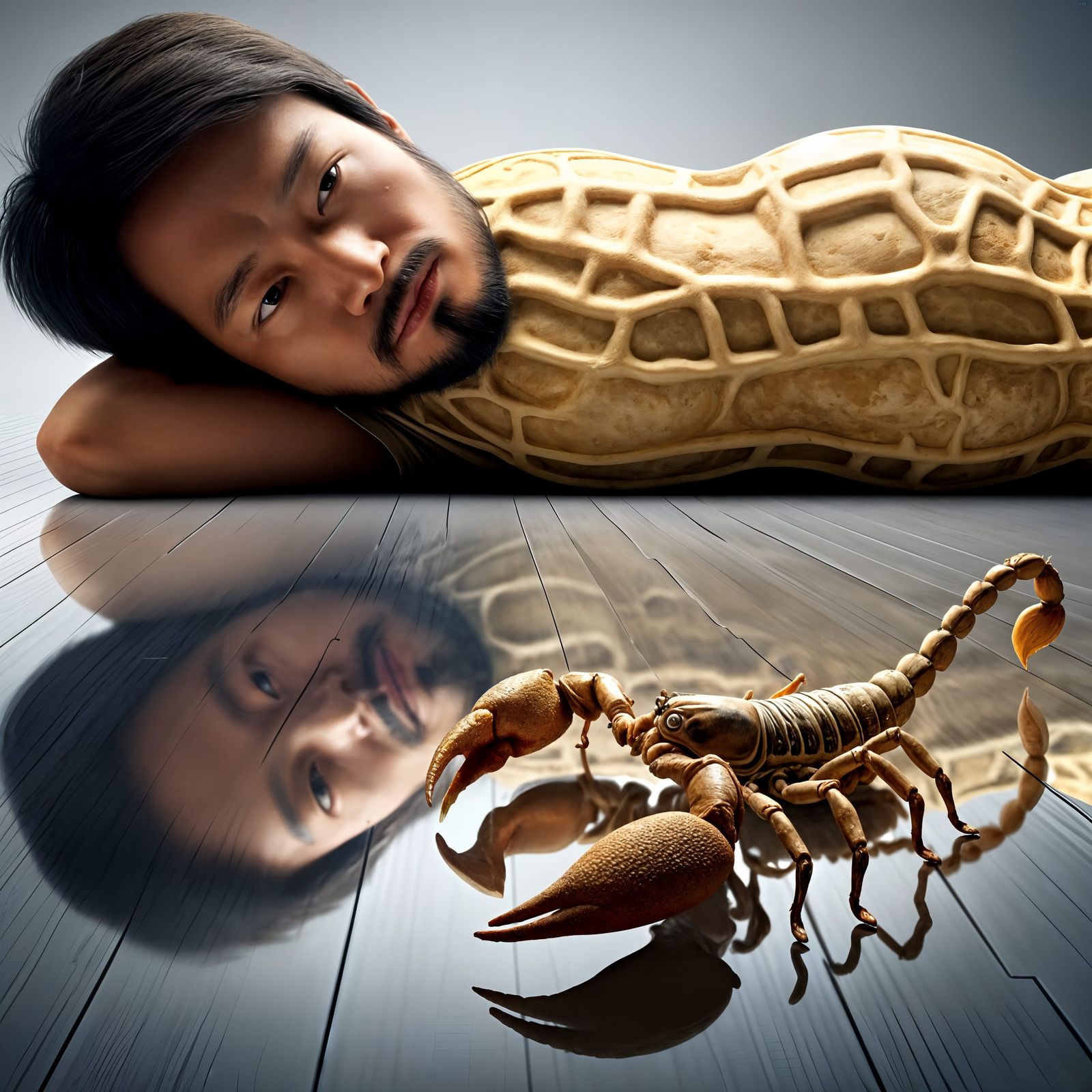 Trapped in a nutshell