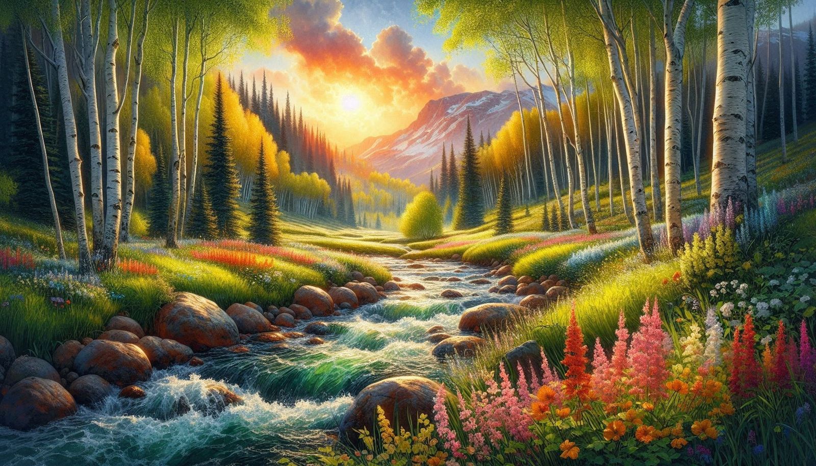 Springtime Flowers Grow More Bold, As Winter Weather Loses Hold.