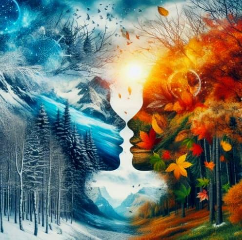 3/4/2025-Seasons Greetings Seasons Coming Together as One Art By Archangel Tara